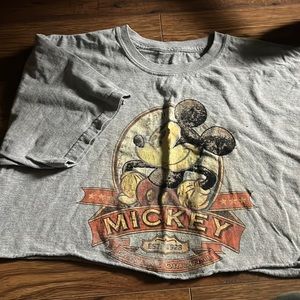 mickey mouse crop top